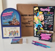 Penne REPLAY Papermate VINTAGE Espositore COMPLETO Futura Cartoleria Cancelleria