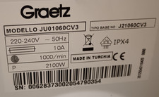 Lavatrice Graetz JU01060CV3 Guarnizione Oblò Nuova (vedi numero vecchia)+pezzi++