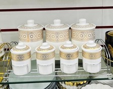 LUSSO SET 7 BARATTOLI CERAMICA