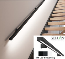 Corrimano LED Con Illuminazione In Acciaio Nero Bianco Antracite Slim 24V