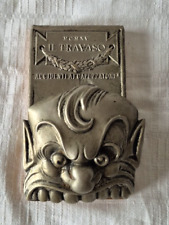 A063_ IL TRAVASO DELLE IDEE FERMACARTE PUBBLICITARIO 1915 Giornale umoristico