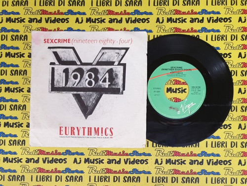Eurythmics sexcrime - lp*45, 7"eurythmics