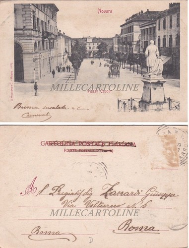 Novara piazza cavour - piazza,