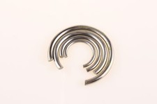 Anello cromato in metallo per orologio tasca 4 pezzi ricambi fornitura orologiai