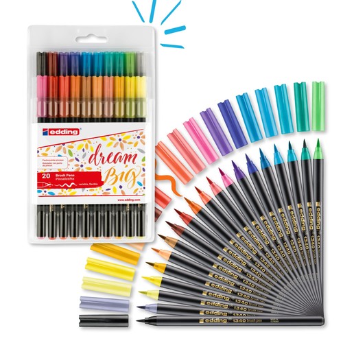 1340 brush pen set 20 - set,