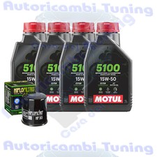 Kit Tagliando Olio Motul 5100 15W50 Per Honda GL1500 F6C Valkyrie SC34 1997>2003