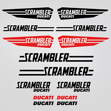 Adesivi Ducati Scrambler 14x pezzi ricambio sticker tuning moto icon logo