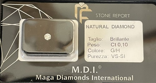 Diamante brillante ct - 0,10,