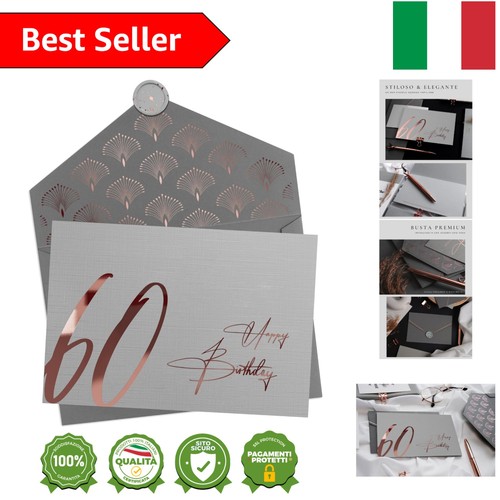 Biglietto compleanno 60 - biglietto,