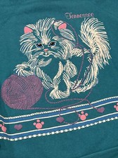 Felpa gattino vintage pullover