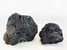 Roccia lavica nera (pietra