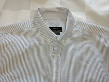 Camicia uomo denim Zara M blu