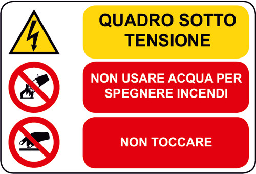 Adesivo segnaletica