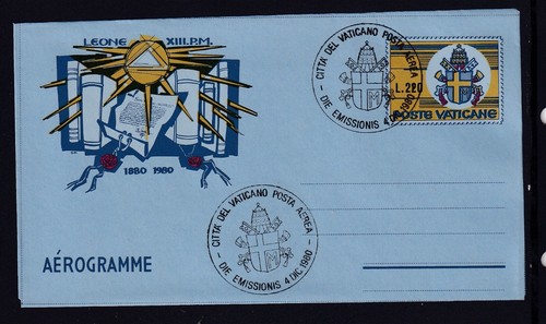 Aerogramma vaticano 1980 - vaticano,