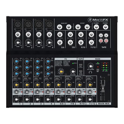 Mackie mix12fx mixer analogico - mackie,