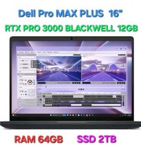 Dell Pro MAX 16 PLUS MB16250 Ultra7 - 265HX RAM 64GB RTX PRO 3000 12GB  SSD 2TB 