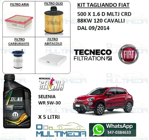 Kit tagliando filtri olio - kit,