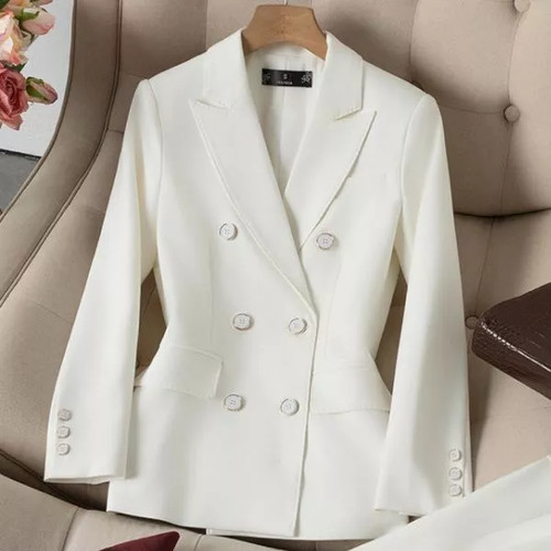 Blazer donna elegante bianco - blazer,