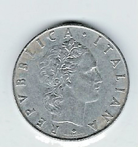 Italy coin lire 1956 - coin...50, lire...1956
