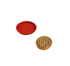 STAMPO TORTIERA CROSTATA DIAMETRO 280 IN SILICONE - PAVONI 