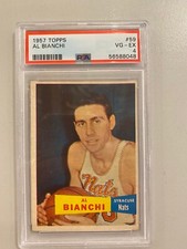 1957 Topps Al Bianchi #59, PSA EX 4 spedizione gratuita