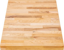 Banco da lavoro blocco macelleria piano - 30 x 18 x 1,5 pollici Lastra di Acero Multiuso per Co