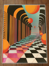 Retro Optical Illusion Art