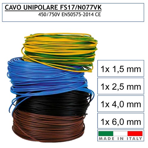 Cavo elettrico unipolare fs17 - elettrico,