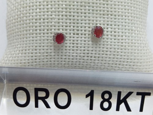 Orecchini oro bianco 750 18 - orecchini,