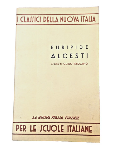 Alcesti euripide a cura - euripide,