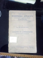 11N BOBLIOTECA RAGIONERIA APPLICATA LE AZIENDE DI COMMISSIONE 1921 MANUALE