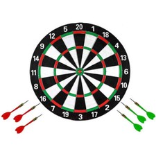 Bersaglio tiro a segno dardo freccette doppio lato 41 36 22 29 15 25 cm gioco