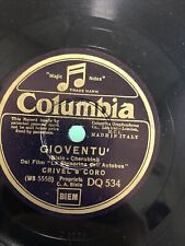 78 GIRI CRIVEL E CORO canta GIOVENTÙ & CANTA LO SCIATORE