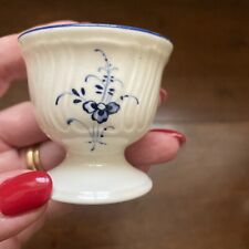 VILLEROY & BOCH LUXEMBOURG PORTAUOVO IN PORCELLANA fiori blu