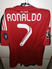 Maglia away red UCL Real Madrid Cristiano Ronaldo 2011-2012 - Calcio  Camiseta