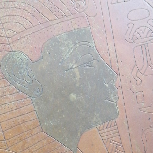 Piatto egiziano ottone - egiziano,