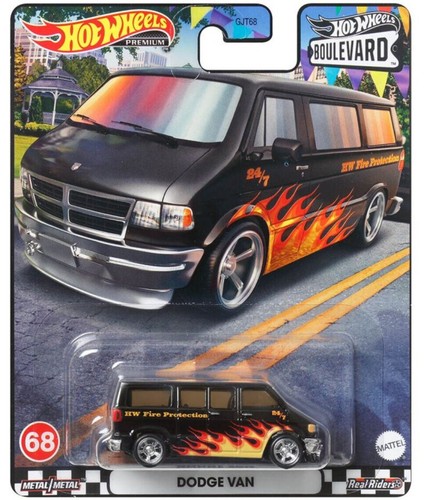 Dodge van fiamme - dodge,