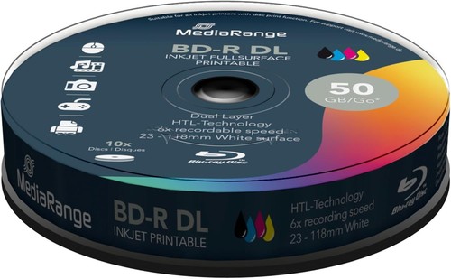 Mediarange r doppio - bd-r,