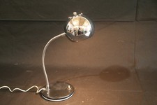 lampada tavolo scrivania cromata space age design anni 60 70 regolabile vintage