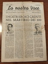 1945 LA NOSTRA VOCE BOLLETTINO