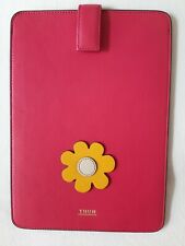 THUN custodia tablet mini Prestige ciclamino vera pelle 15 x 22 cm