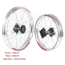 Cerchi in lega di alluminio 14 17 pollici 160cc 150CC Dirt Pit Bike foro asse 12/15mm