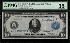 Banconota 10 dollari 1914