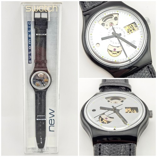 Swatch automatic sab100 black - swatch,