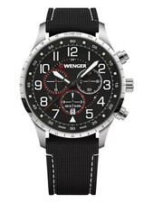 Orologio Wenger Swiss Army Uomo 01.1543.119 Attitude Chrono Quadrante Nero 44 mm