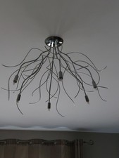 lampadario camera da letto completo di 2 abat jour