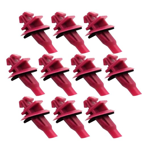 10x clips rouge - clips, toyota