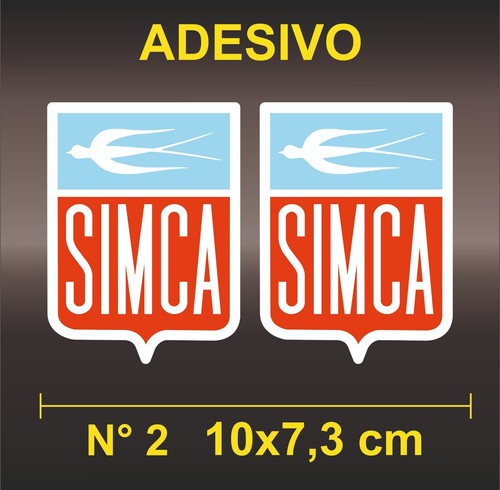 Adesivi sticker simca fiat - sticker, |