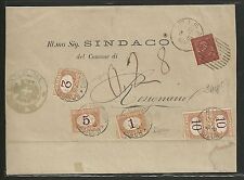 Regno 1863 2c. De La Rue su Lettera da Pisa a Rosignano Marittimo Tassata REG012