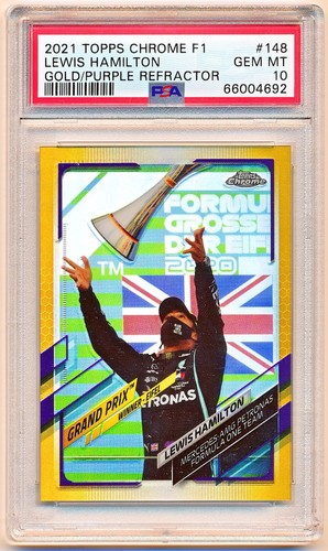 2021 topps chrome - f1, lewis